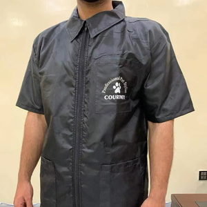 Ventes chaudes Blouse de barbier personnalisée en polyester/nylon Matériel de haute qualité Uniforme de salon Accessoires pour outils capillaires SUNSTAR IMPEX - Product Image 1