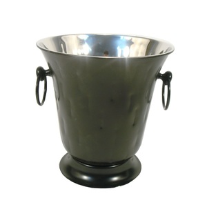 Bar Ware Use <b>Wine</b> Cooler With Handle 2 Tone Finished For <b>Wine</b> Bottle Storage - Product Image 3