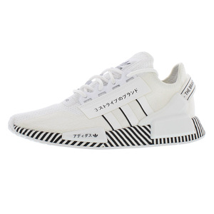 Scarpe da Allenamento Adidas NMD_R1.V2 da Uomo, Sneakers Bianche Cloud per l'Estate, Ammortizzanti e Traspiranti con Soletta in EVA e Mesh - Product Image 1