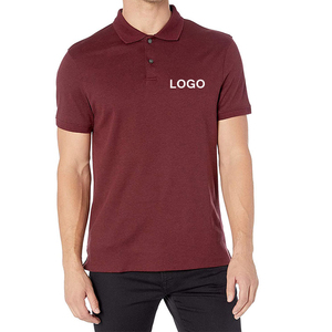 Camiseta básica de alta calidad, polo de manga corta con logotipo personalizado, venta al por mayor - Product Image 2