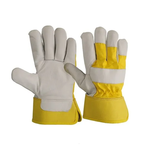 Guantes de cuero de alta calidad, guantes de trabajo de cuero para manos, fabricante y exportador - Product Image 4