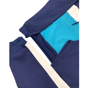 Sweat à capuche et pantalon de couleur unie pour hommes ensemble deux pièces décontracté automne hiver survêtement de sport à la mode taille S-3XL - Product Image 5