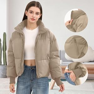 New Arrivals Comfortable High Quality Coated Canvas Waterproof Winter Puffer Jacket Warm Outdoor Windproof Plus Size <b>Men</b> Quilted - Product Image 3