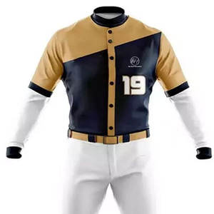 บริการ OEM ขายส่งชุดฝึกซ้อมเบสบอล ชุดยูนิฟอร์มเบสบอลดีไซน์ใหม่ ราคาถูก ขายดีอันดับต้นๆ - Product Image 3