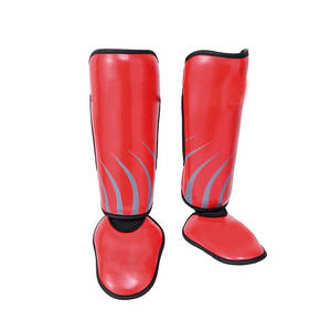 Protège-tibias de boxe de qualité supérieure et à usage durable avec tissu respirant et surface lisse - Product Image 1