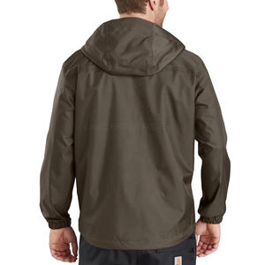 แจ็กเก็ตกันลมพับเก็บได้สำหรับเล่นกีฬาวิ่งกันน้ำแจ็คเก็ตซิปรูดขึ้นดีไซน์โลโก้ออกแบบได้ตามต้องการ - Product Image 4