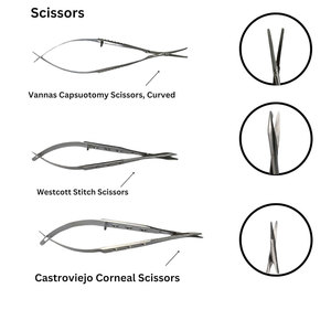 Juego de Instrumentos Quirúrgicos Oftálmicos para Cataratas de Acero Inoxidable Profesional, Clase I, Manual, Alta Calidad - Product Image 6