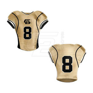 ชุดสโมสรกีฬาแขนสั้นผ้าโพลีเอสเตอร์สำหรับผู้ใหญ่ชุดกีฬาอเมริกันฟุตบอลระบายอากาศได้ดีดีไซน์ประหยัด - Product Image 6