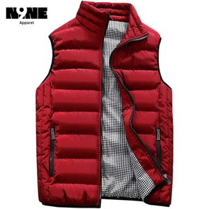 Toile de veste bouffante à col montant formel d'automne avec impression bouffante brodée fermeture à glissière courte longueur Service OEM - Product Image 4