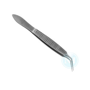 Pinzas Micro McPherson de Grado Médico, 7.5 mm, Anguladas, Mandíbulas Largas, Calidad Premium, Pinzas Oftálmicas para Ligadura, Suministros Quirúrgicos - Product Image 5