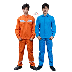 Conjunto de ropa de trabajo de diseño personalizado con mangas cortas/largas, uniforme para trabajo en campos petroleros/lavado de autos/conductor/agricultura - Product Image 2