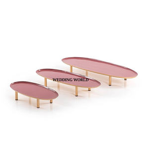 ชุดถาดช็อกโกแลตโลหะสามชิ้นถาดช็อกโกแลตทำด้วยมือถาดโลหะสำหรับนักออกแบบ - Product Image 3