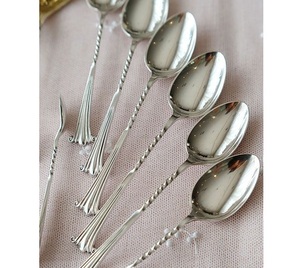 Juego de Cubiertos de Metal con acabado moderno y elegante, juego de mesa pulido, juego de cubiertos de Metal, juego de cubiertos de Metal para comedor diario - Product Image 2