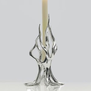 Top Selling Metal Decorative Red <b>Candle</b> Holder Tie Design <b>Dinner</b> Table Decoration High Quality - Product Image 3