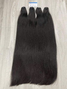 Producto Popular, Cabello Natural Liso de Doble Trama, Cabello Humano Vietnamita 100% Natural, Color Natural, Cabello en Trama, Gran Stock, de 12 a 34 Pulgadas - Product Image 3