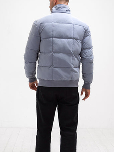 Chaqueta Acolchada Impermeable de Invierno con Cuello Alto para Hombre, Chaqueta de Burbujas Personalizada al por Mayor, Chaqueta Acolchada Personalizada para Hombre con Capucha Desmontable - Product Image 2