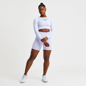 Pantalones cortos de gimnasio para mujer, mallas de compresión de nailon para motociclista, pantalones cortos elásticos de cintura alta para correr, Fitness, Yoga para mujer - Product Image 2