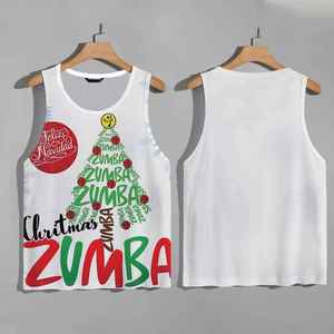 Camiseta sin mangas de ocio de verano divertida para hombre, divertida Camiseta de punto informal sin mangas con cuello redondo transpirable de secado rápido con estampado de letras 3D - Product Image 2