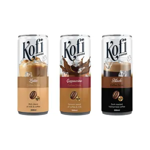 OEM all'ingrosso Kofi caffè bevanda dal Vietnam Vietnam caffè ghiacciato marchio personalizzato disponibile vaniglia sapori originali