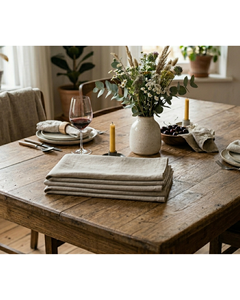 100% Natural Woven Linen Solid Pattern Modern Durable <b>Table</b> <b>Runner</b> 45x145 cm Custom Size Eco-Friendly Luxury Home Hotel Wedding - Product Image 2