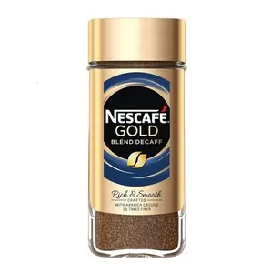 Nescafee Gold 100-150-200-900 Gr kopi instan-tas kelas pertama kemasan krim Normal netral, rasa gula