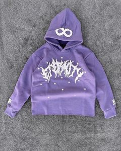 Vente en gros de survêtements d'hiver 100% coton personnalisés, combinaison évasée tendance avec impression bouffante, ensembles écologiques respirants lourds à séchage rapide - Product Image 5