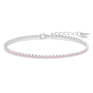 NOVAMART Fine Buy 925 <b>Silver</b> <b>Bracelet</b> for Every Moment You! White Gold Plated Vintage Religious <b>Charm</b> Zircon Parties Weddings Wh - Product Image 1