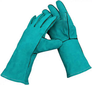 Gants de sécurité en cuir de vachette de qualité supérieure Excellente résistance à la chaleur à l'abrasion Protection supérieure des mains pour l'industrie - Product Image 2