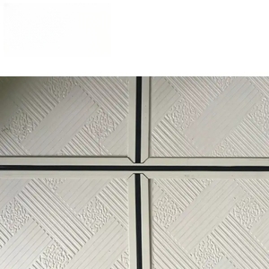 铝箔背面装饰聚氯乙烯层压天花板悬挂假滴石膏天花板 - Product Image 3