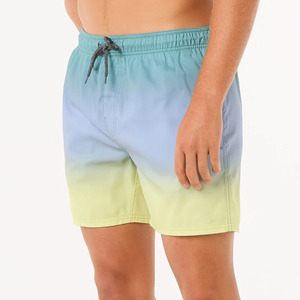 2025 hommes écologique motif solide Boardshorts Vintage Streetwear Shorts chauds pour plage Surf et natation troncs confortables - Product Image 3