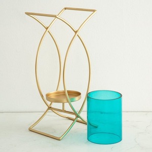 Wholesale Price Luxury Home Decorative <b>Silver</b> Christmas Candle Holder New Design Handmade New Style Candle Stand Metal Material - Product Image 2