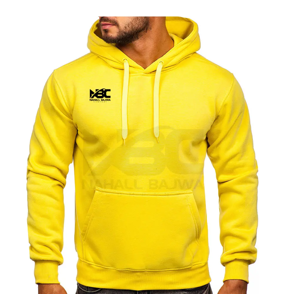 Top Cotton Oem Light Yellow Hoodie 3D Print Custom Men'S Hoodies sweatshirts Hoddie Made In Pakistan.