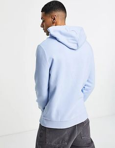 Sudaderas con Capucha 100% Algodón al por Mayor, Ajuste Entallado, Azul, Lisas, para Hombre - Product Image 2