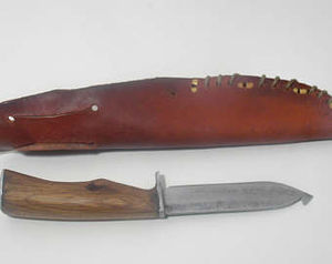 Couteaux de chasse et de camping Bowie professionnels en acier inoxydable D2 à lame dentelée, haute qualité, survie en extérieur, personnalisables OEM - Product Image 4