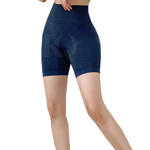 กางเกงขาสั้นเอวสูงสำหรับออกกำลังกาย ระบายอากาศได้ดี เป็นมิตรกับสิ่งแวดล้อม แห้งเร็ว เนื้อผ้านุ่ม ยืดหยุ่นได้ดี เหมาะสำหรับฟิตเนสและการออกกำลังกาย - Product Image 1
