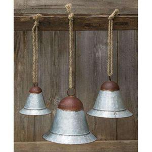 Campanas colgantes para árboles de jardín, decoración interior y exterior, campana de Navidad, artesanías de Metal, hoja elegante, campanas de hierro, adornos, precios bajos - Product Image 6