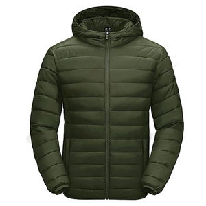 OEM ODM acepta chaqueta acolchada ligera de alta calidad al por mayor con capucha fabricante de prendas de vestir exteriores resistentes al agua en Pakistán - Product Image 1