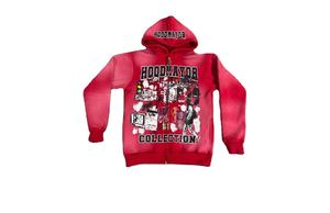 Fabrication de pulls à capuche surdimensionnés 500gsm 100% coton délavés à l'acide pour hommes sérigraphiés sweat à capuche de haute qualité pour hommes - Product Image 6