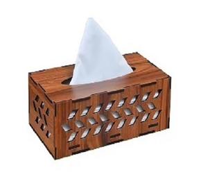 กล่องทิชชู่ทำด้วยมือทำจากไม้ทรงสี่เหลี่ยมผืนผ้าที่ใส่กระดาษทิชชู่ทำจากไม้ธรรมชาติที่ใส่กระดาษทิชชู่แฟนซีสำหรับตกแต่งงานแต่งงาน - Product Image 4