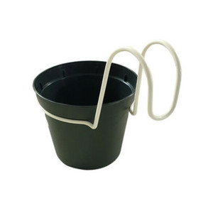 Confezione 6 Vasi Diametro 10 Cm. Con Ganci Antracite - Product Image 1
