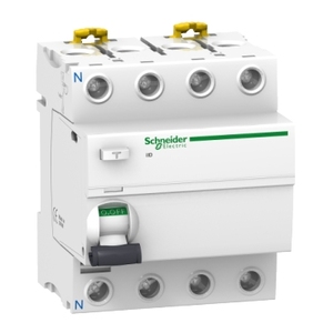 Interruttore Differenziale (RCCB) SCHNEIDER ELECTRIC A9R24440 Acti9 IID 4P 40A Tipo A 300mA per Quadro Elettrico - Product Image 1