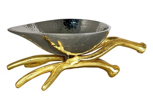 Cuenco decorativo de aluminio martillado en forma de gota, Decoración de mesa, calidad fiable, utensilios de cocina prácticos y esenciales - Product Image 4