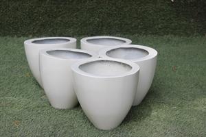 Petite jardinière de table pour usage intérieur, plantation directe, plantes artificielles, finition lisse, qualité export, prix abordable, en fibre. - Product Image 5