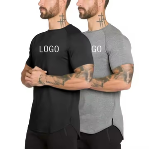 เสื้อยืดออกกำลังกายขนาดใหญ่พิเศษ OEM เสื้อยืดระบายอากาศแบบนูนสำหรับผู้ชาย พร้อมโลโก้และดีไซน์ตามสั่ง - Product Image 2