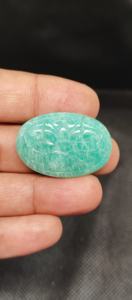 Cabujón de Amazonita Verde Natural, Gemas Sueltas de Tamaños Variados para la Fabricación de Joyas, Modelo UDGEMS 469, 5-8 mm - Product Image 6