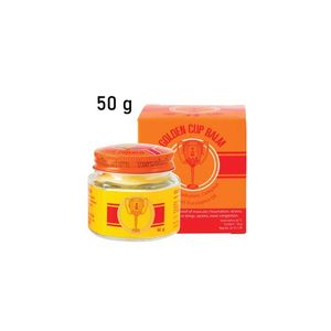 ถ้วยทองคำบาล์มสมุนไพรไทยสีเหลืองน้ำหนัก50กรัมทำในประเทศไทยแบบดั้งเดิมบรรเทาสมุนไพร - Product Image 1