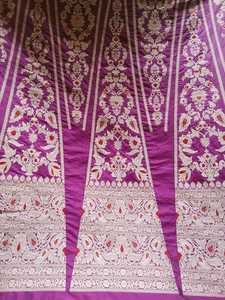 Wholesale Traditional <b>Indian</b> Luxury Woven 100% Silk Brocade Fabric Printed Pattern Wedding Dress Sarees <b>Scarves</b> Collection - Product Image 5