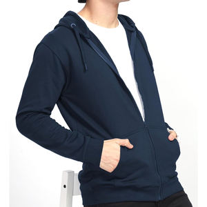 Nuevas Sudaderas con Capucha de Invierno Unisex de Alta Calidad OEM, con Cierre, 350 GSM, con Bolsillo, Personalizables con Logotipo, Mangas Largas, de Algodón para Hombre - Product Image 2