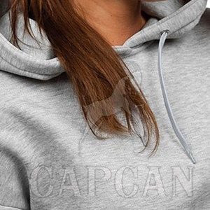 Sudaderas con capucha de punto recortadas de manga larga con cuello redondo personalizables para ropa de boutique de invierno con logotipo de marca propia - Product Image 5