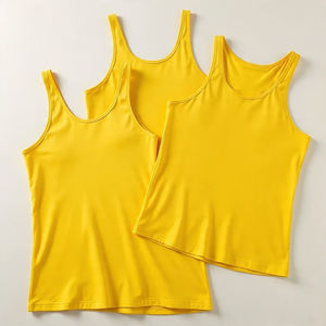 Camisetas de Tirantes Deportivas para Mujer al por Mayor, 100% Algodón, Transpirables, de Secado Rápido, Personalizables, para Entrenamiento y Yoga - Product Image 4